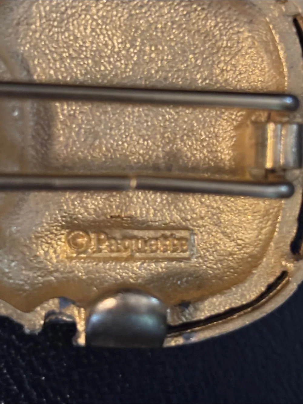 Vintage Paquette Brand Nantucket Basket Belt Buckle